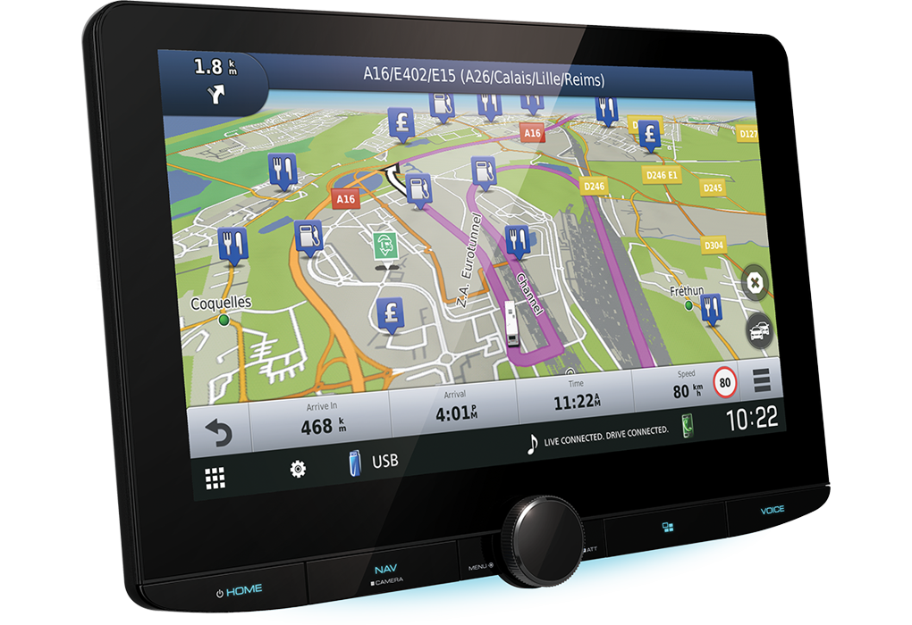Navigacija KENWOOD DNR992RVS (10,1", DAB+, BT, Wi-Fi, Apple CarPlay/Android Auto)-0