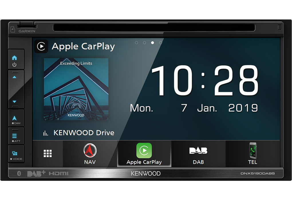 Navigacija KENWOOD DNX5190DABS (6.8", DAB+, BT, Spotify, Apple CarPlay/Android Auto)-2