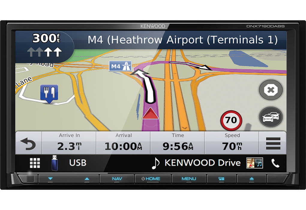 Navigacija KENWOOD DNX7190DABS (7,0", DAB+, BT, Spotify, Apple CarPlay/Android Auto)-5