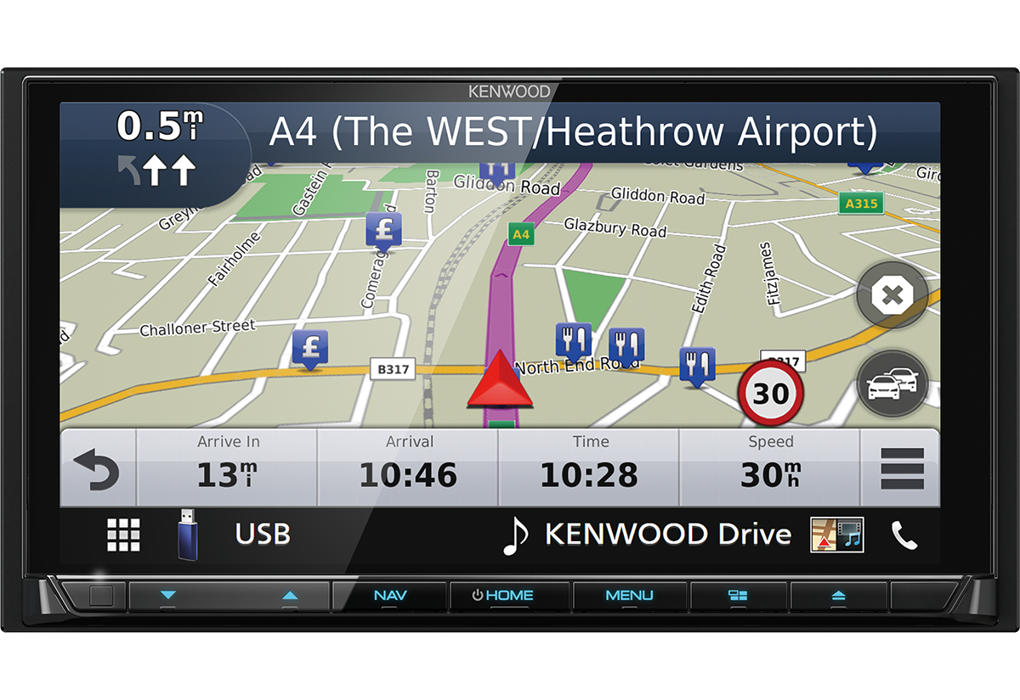 Navigacija KENWOOD DNX9190DABS (6,8", DAB+, BT, Spotify, Apple CarPlay/Android Auto)-6