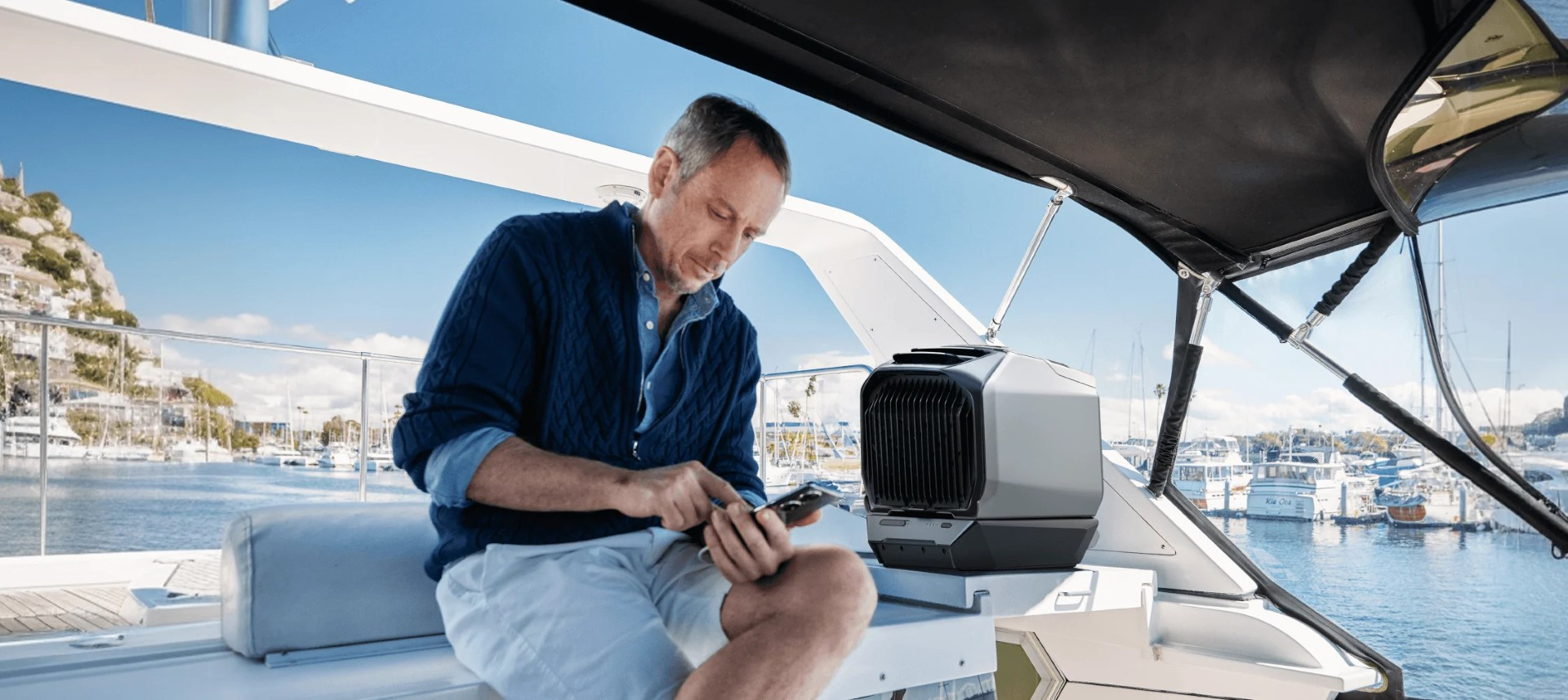 Prijenosni klima uređaj ECOFLOW WAVE 3 (1800 W hlađenje, 2000 W grijanje, 330m³/h protok zraka, Bluetooth, IPX4)-17