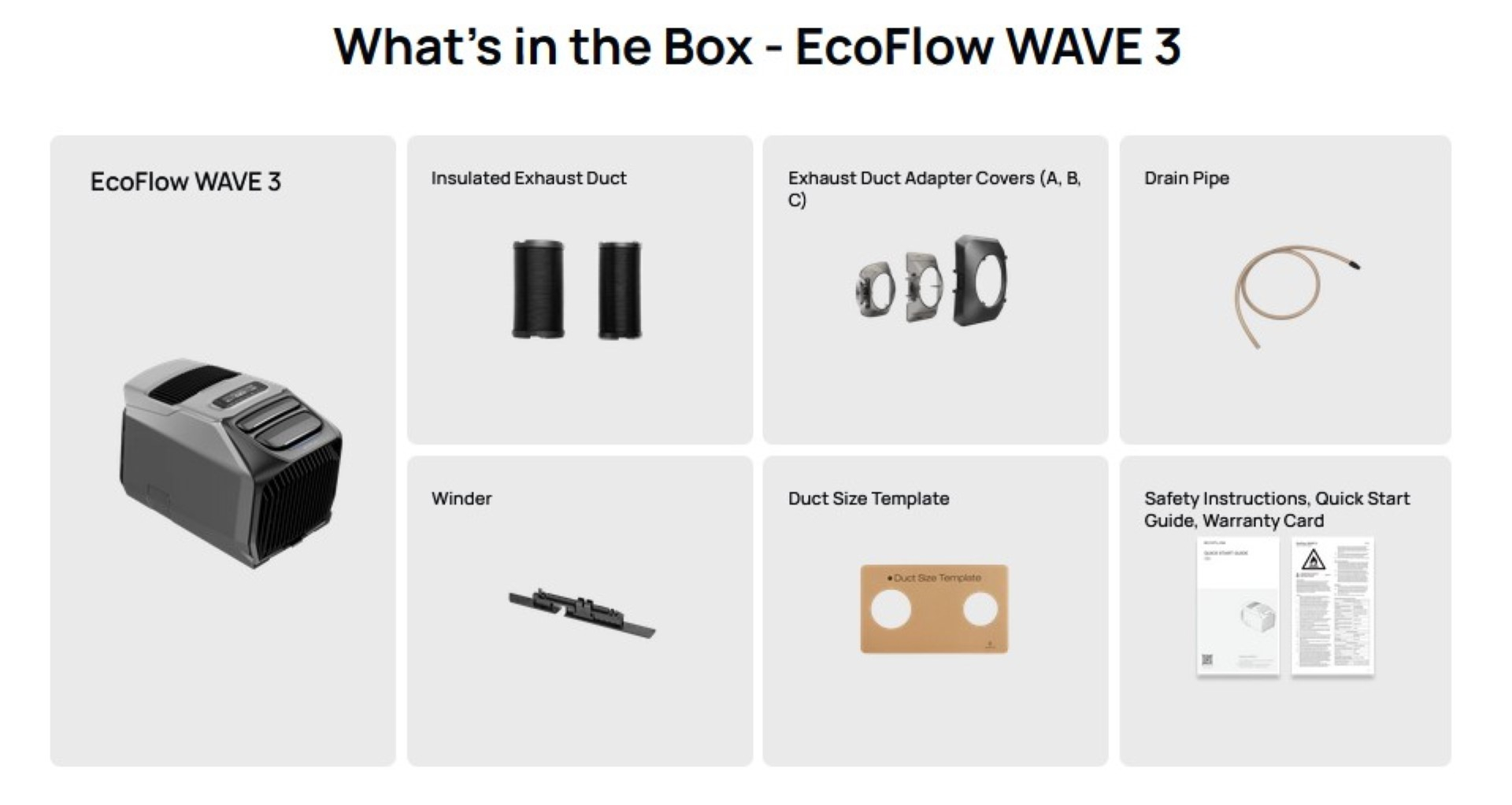 Prijenosni klima uređaj ECOFLOW WAVE 3 (1800 W hlađenje, 2000 W grijanje, 330m³/h protok zraka, Bluetooth, IPX4)-12