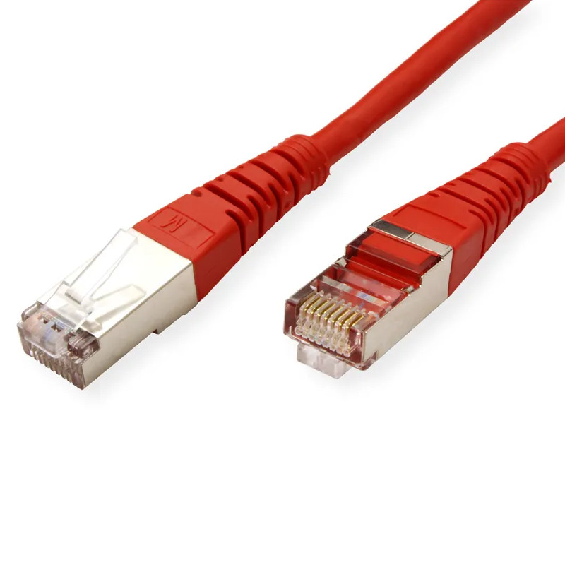 Mrežni kabel ROLINE VALUE S/FTP (PiMF) Cat.6 (1.0m, crveni)-0