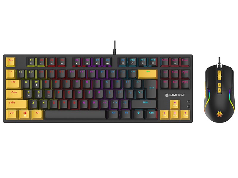 Set tipkovnica i miš TRACER GAMEZONE HORNET87 USB – internacionalna non HR tipkovnica