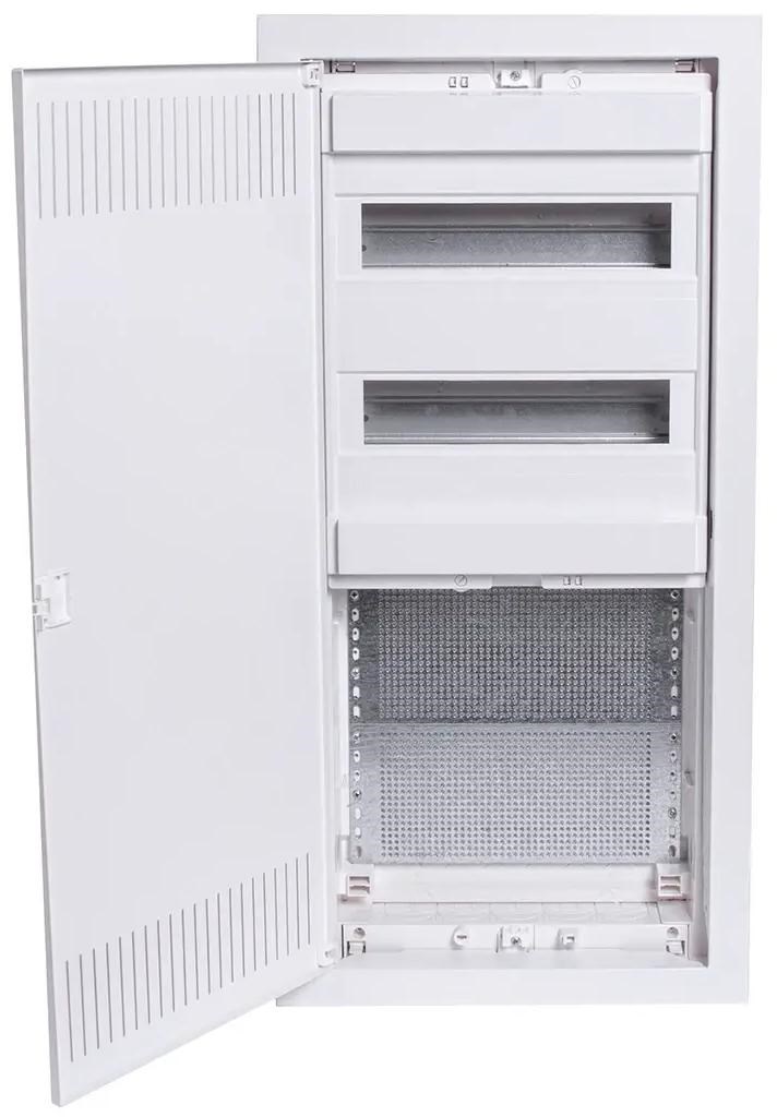 Ugradbeni multimedijski razdjelnik NOARK PMF-C 60-2 (2 reda, 24 modula + montažna ploča, IP40)-0