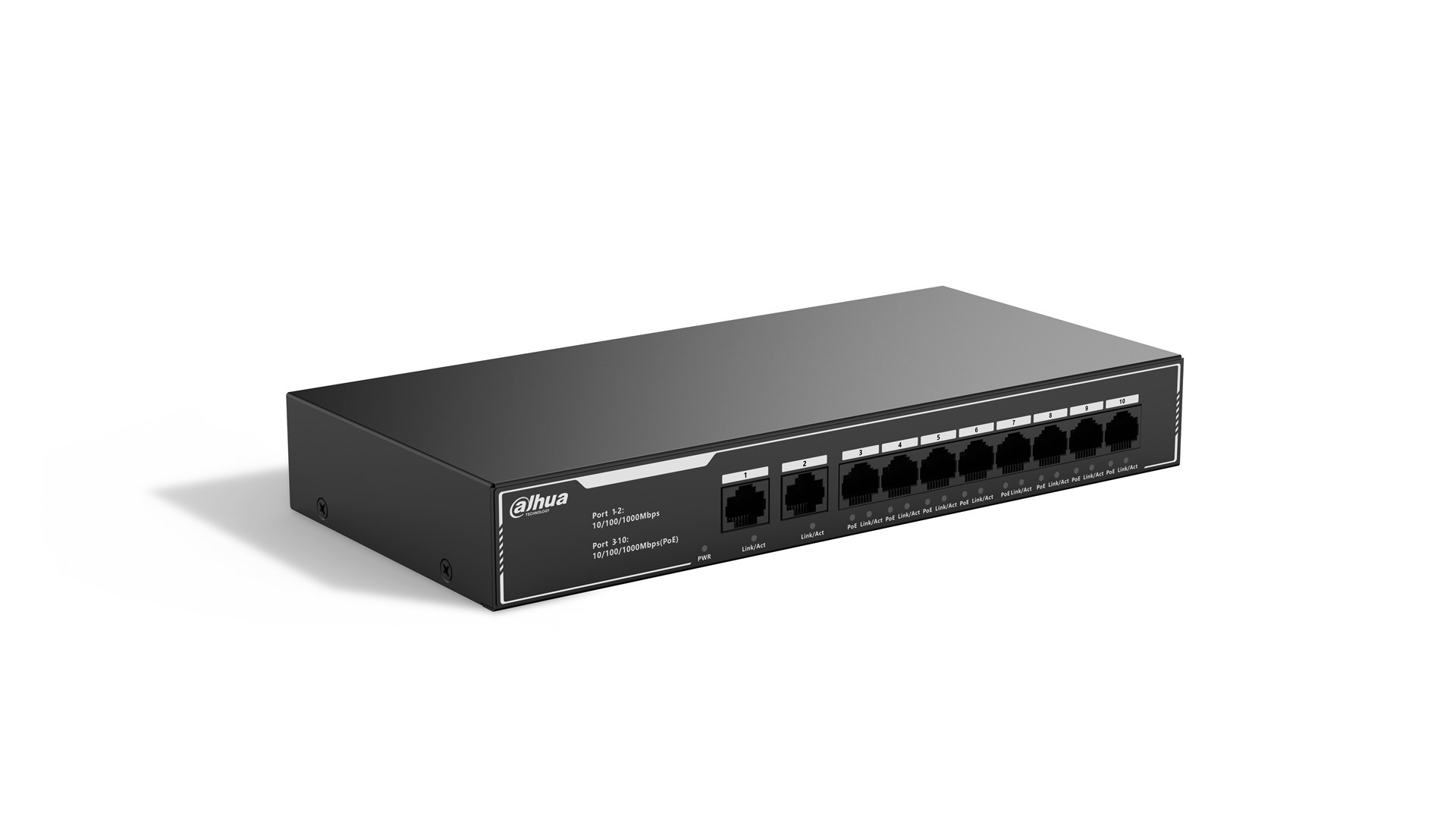Mrežni switch DAHUA SG1010LP (10-portni, 8x PoE, Gigabit)-0
