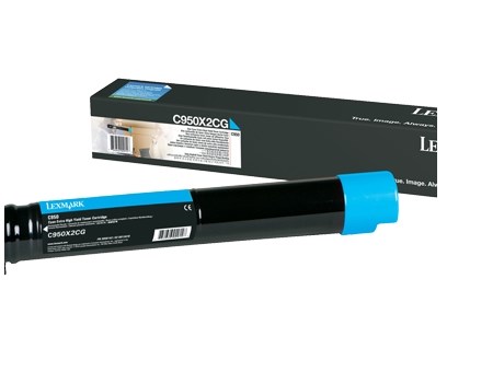 Toner LEXMARK C950X2CG original, Cyan-0