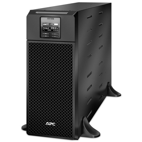 APC Smart-UPS On-Line, 6kVA/6kW, Tower (230V, 6x C13+4x C19 IEC outlets, Network Card+SmartSlot, Extended runtime)