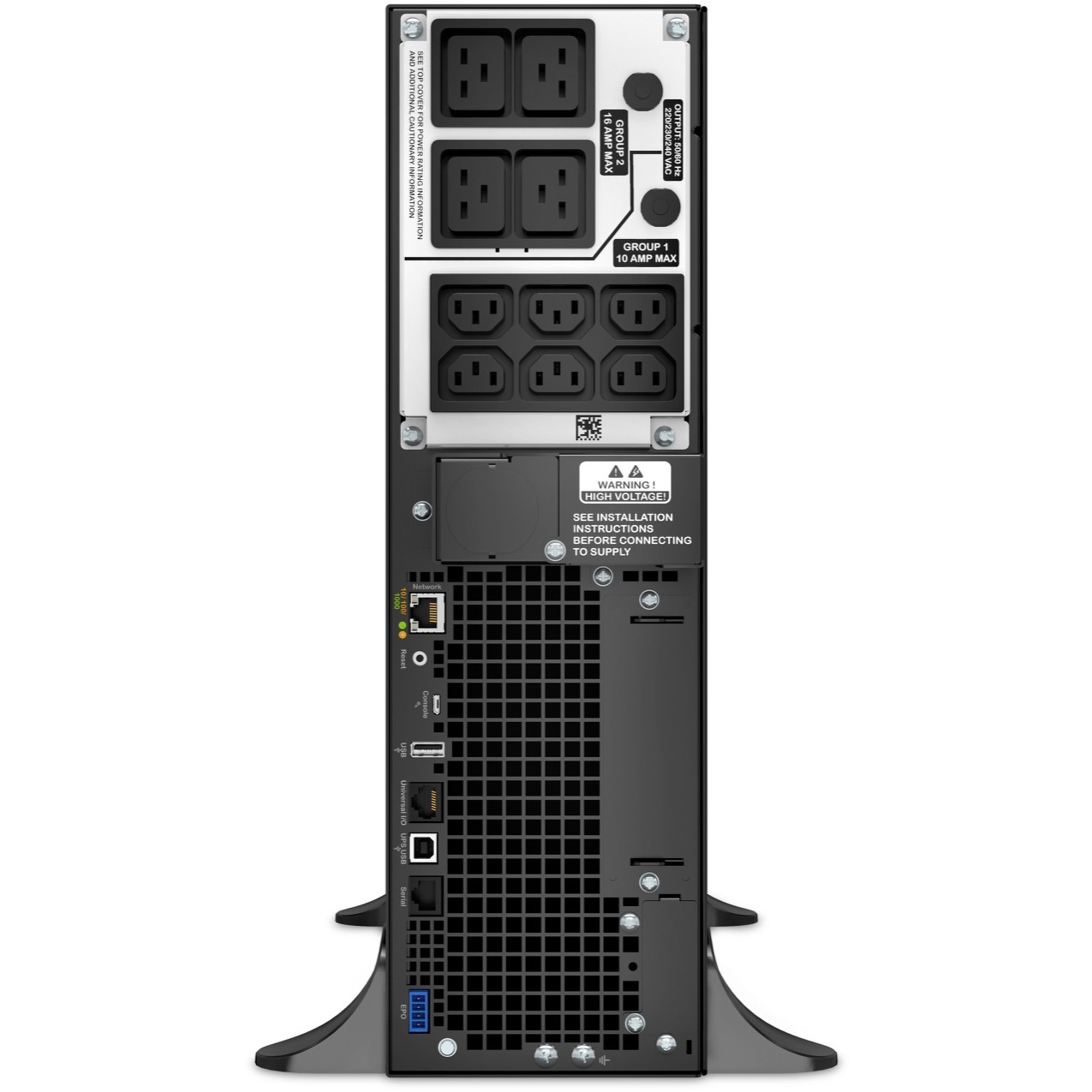 APC Smart-UPS On-Line, 5kVA, Tower (230V, 6x C13+4x C19 IEC outlets, Network Card+SmartSlot, Extended runtime)-1