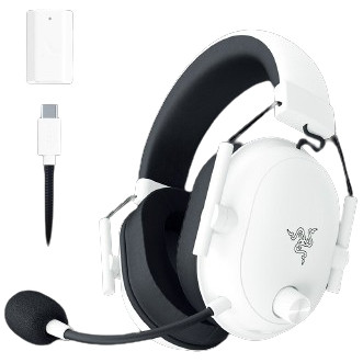 Slušalice RAZER BlackShark V2 HyperSpeed Wired & bežični Gaming USB Type-A Bluetooth bijele boje-3