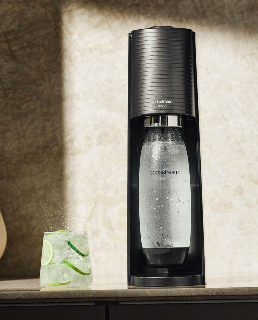 Aparat za gaziranje vode SODASTREAM Terra Value Pack crna boja-1