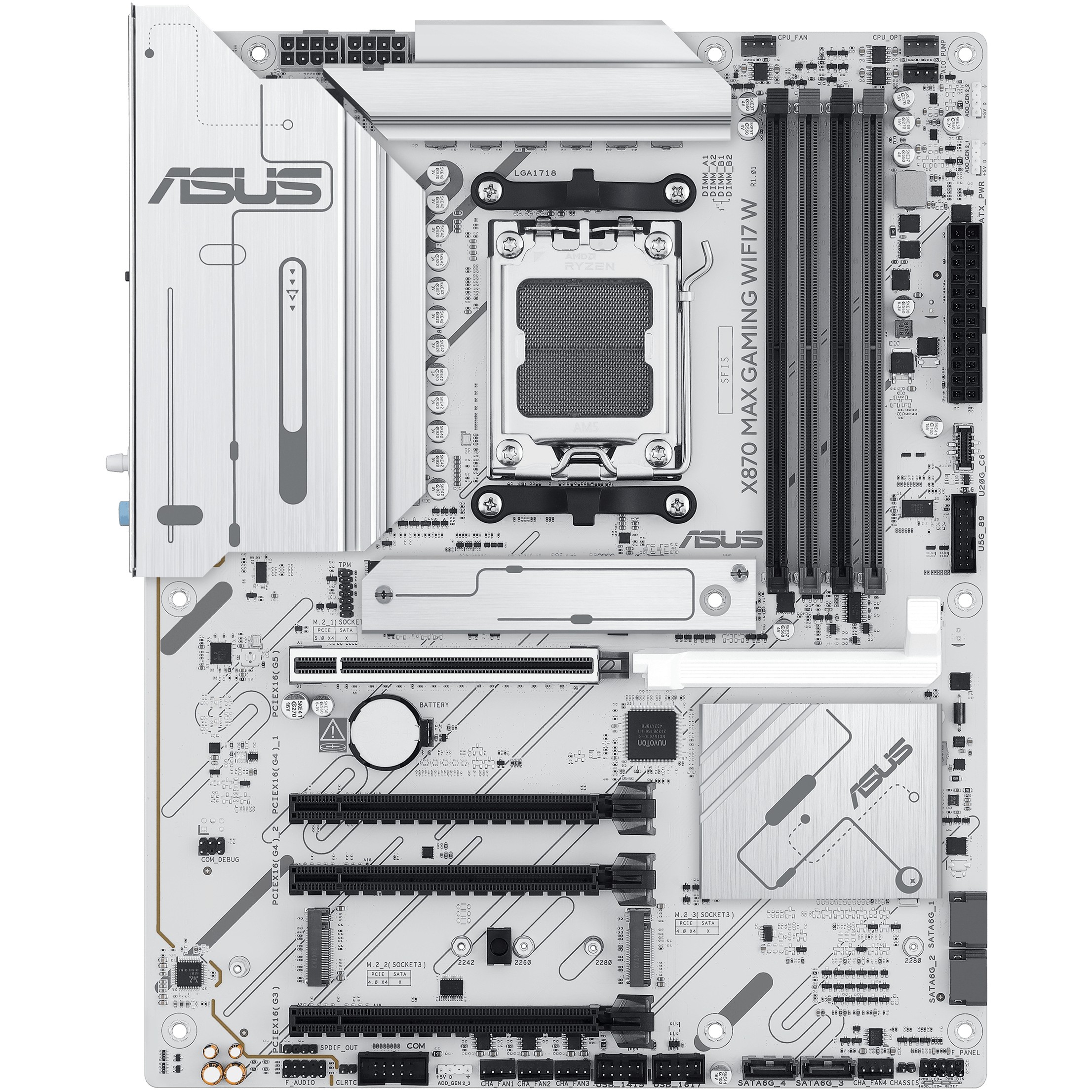 Matična ploča ASUS X870 MAX GAMING WIFI7 (Socket AM5, ATX, AMD X870)-1