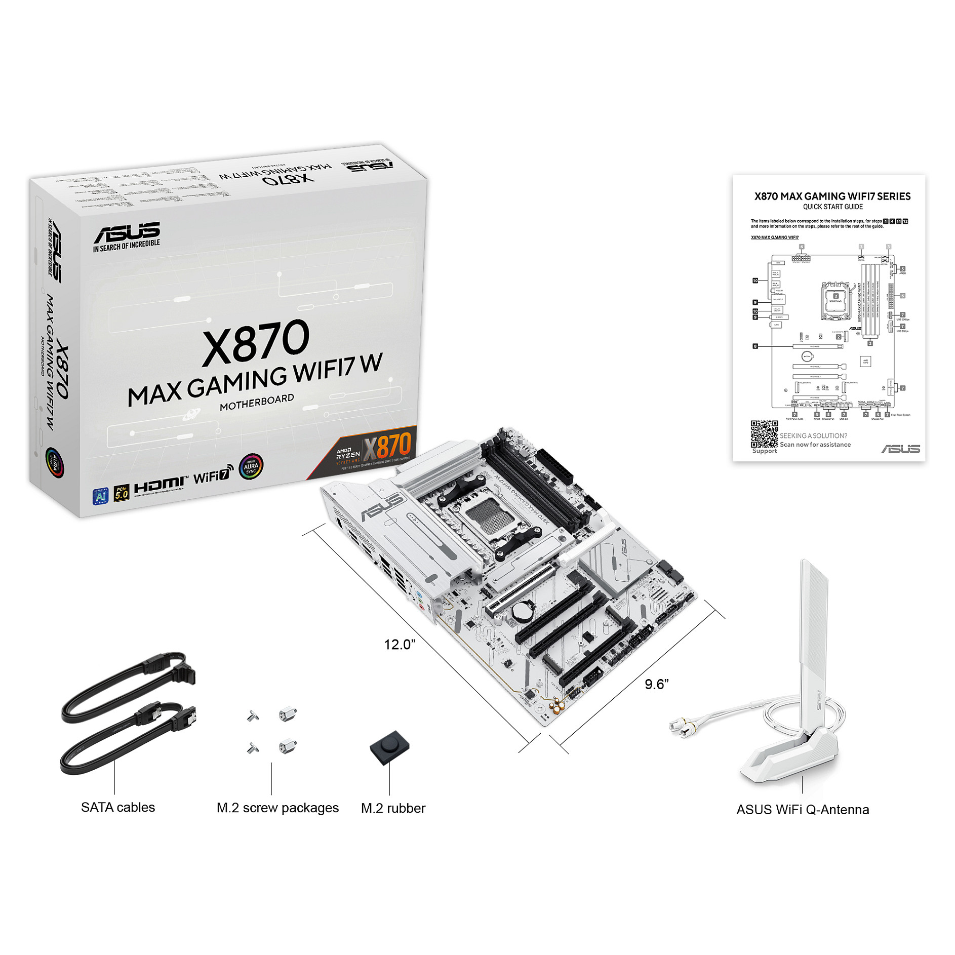 Matična ploča ASUS X870 MAX GAMING WIFI7 (Socket AM5, ATX, AMD X870)-9