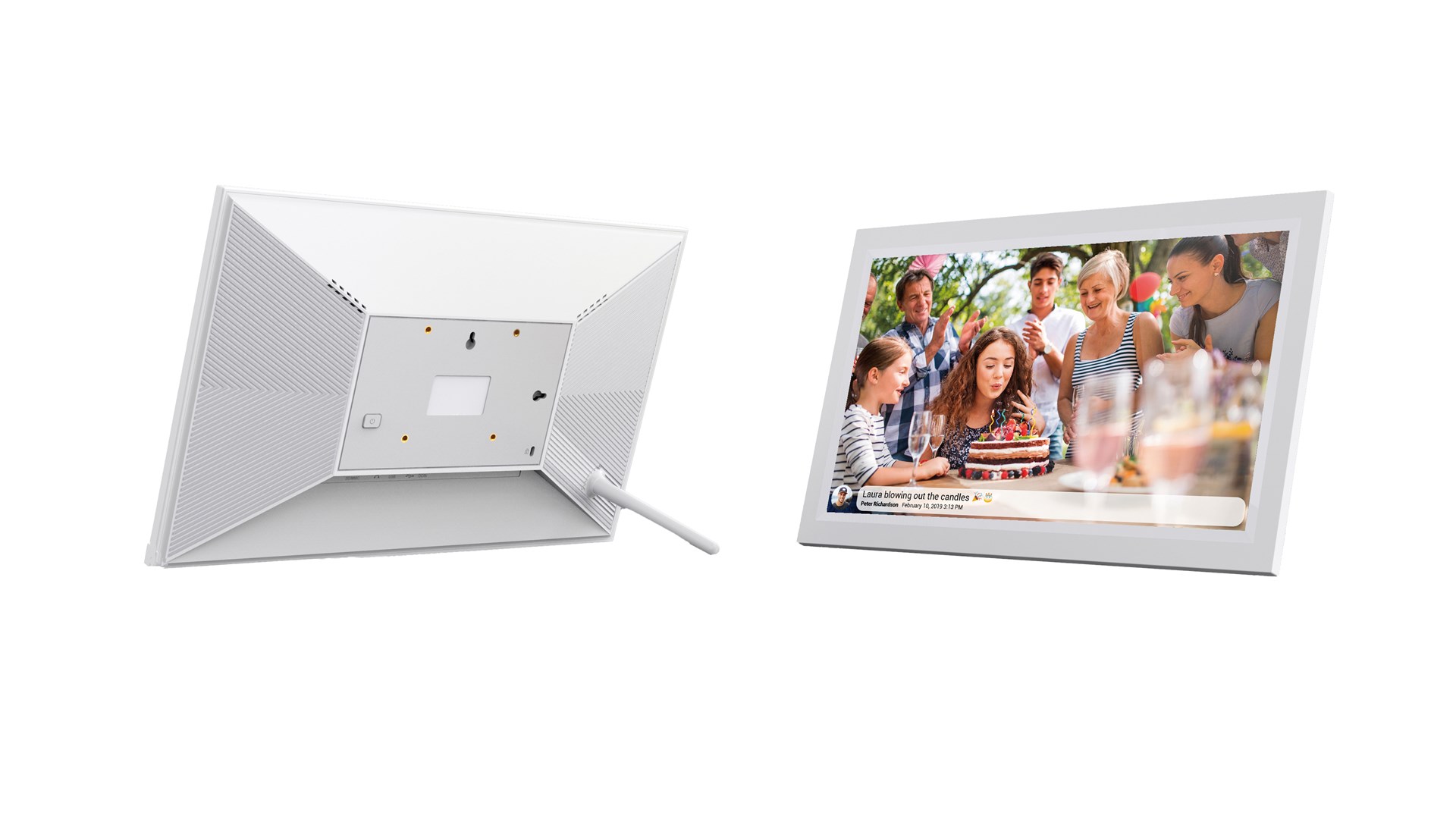 Digitalni foto okvir DENVER PFF-1503 (15.6" IPS Touch, 16 GB, Wi-Fi, FRAMEO) bijeli-2
