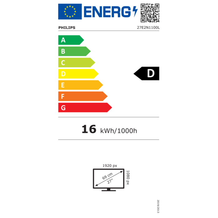 Monitor PHILIPS 1000 series 27E2N1100L/00 68.6 cm (27") 1920 x 1080 Full HD-6