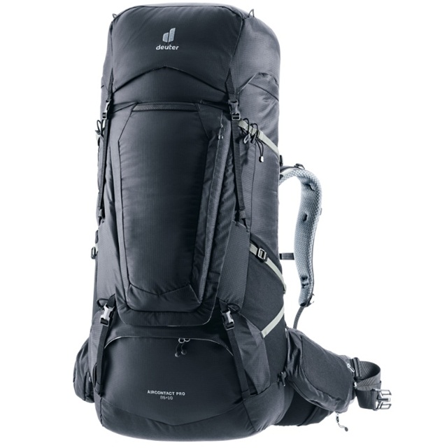 Ruksak za planinarenje DEUTER Aircontact Pro 85+10 crna boja-3