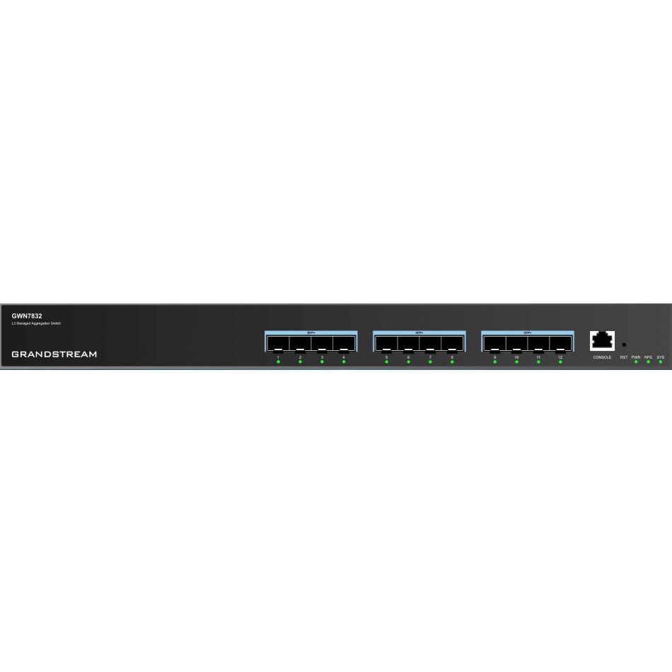 Mrežni switch GRANDSTREAM GWN7832 Managed L3 10G Ethernet (100/1000/10000) sivo-0