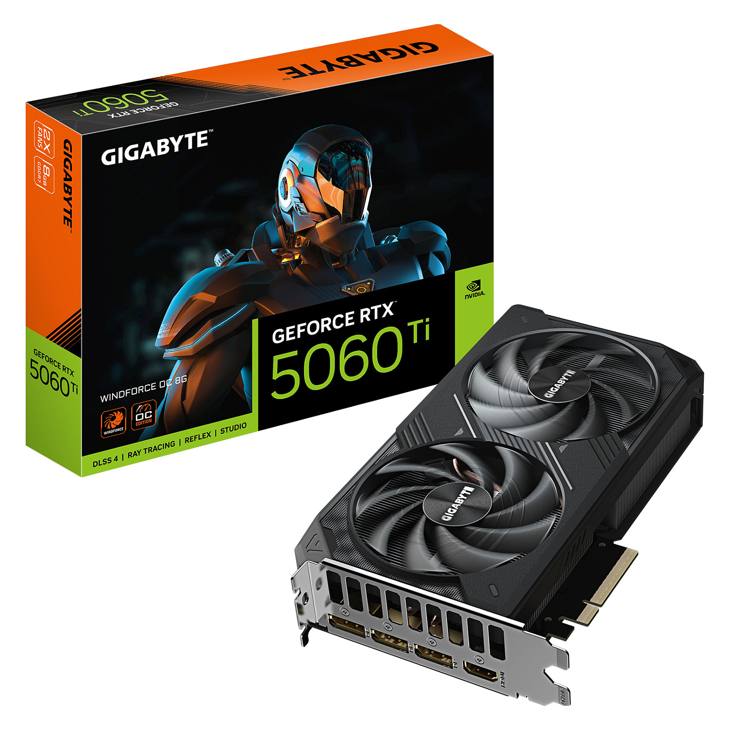 Grafička kartica GIGABYTE GeForce RTX 5060 Ti WINDFORCE OC 8G (8GB GDDR7, 128bit, PCI-E 5.0, 2587MHz, 3 x DisplayPort, 1 x HDMI)-7