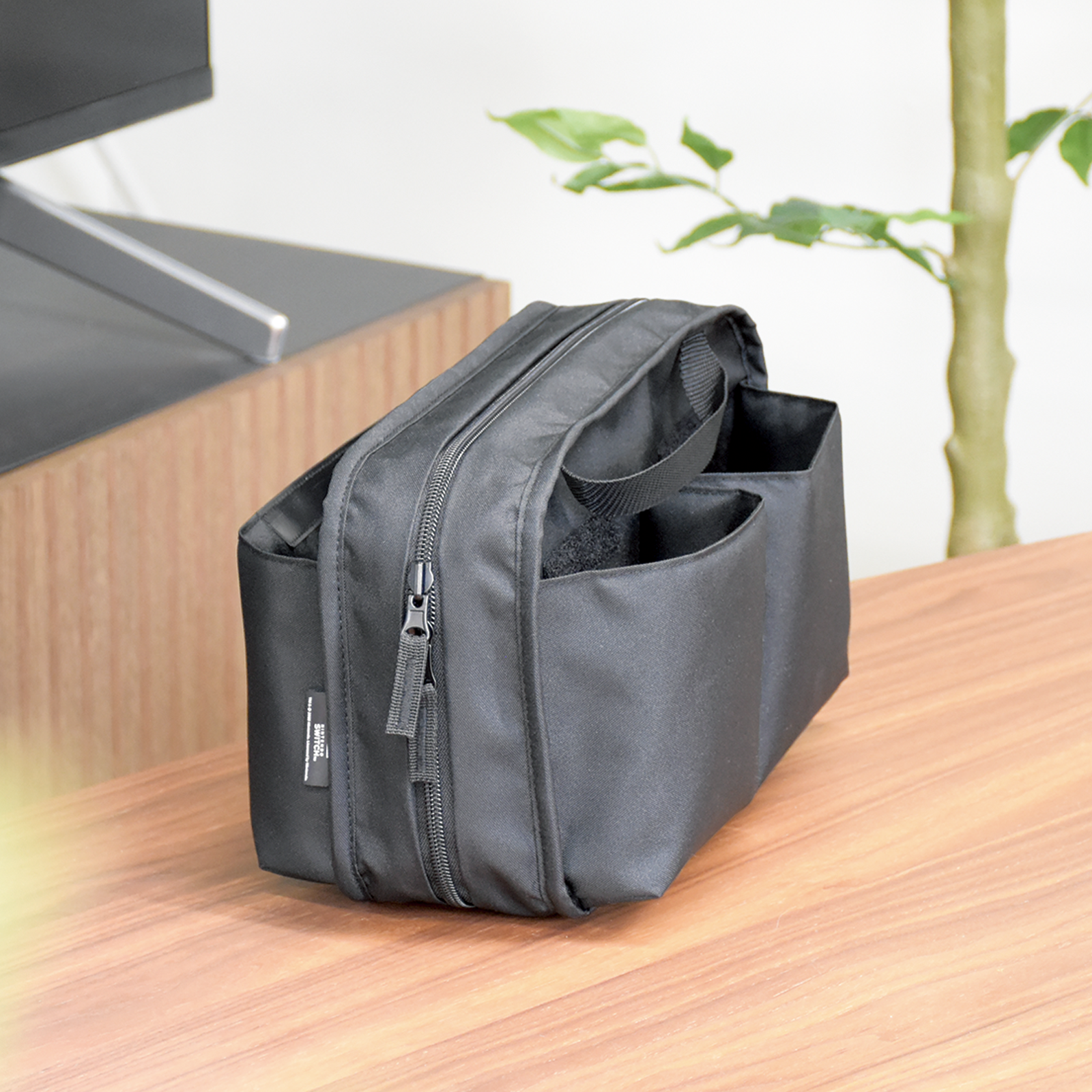 Dvostrana torba za Nintendo Switch 2 HORI reversible travel pouch black-2