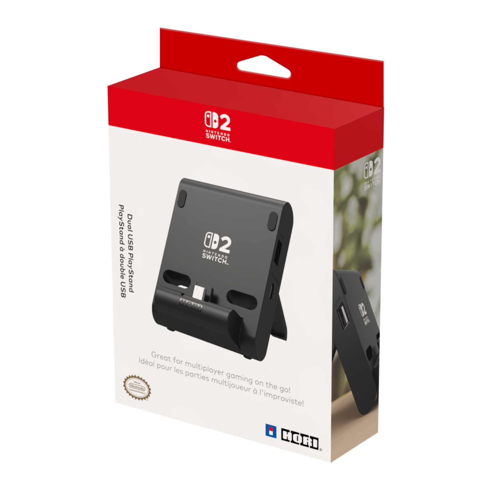 Stalak za Nintendo Switch 2 HORI Dual USB Playstand-3