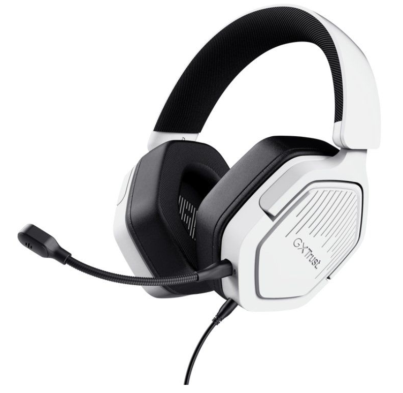 Slušalice TRUST GXT492W Carus, Gaming, Multiplatform, White