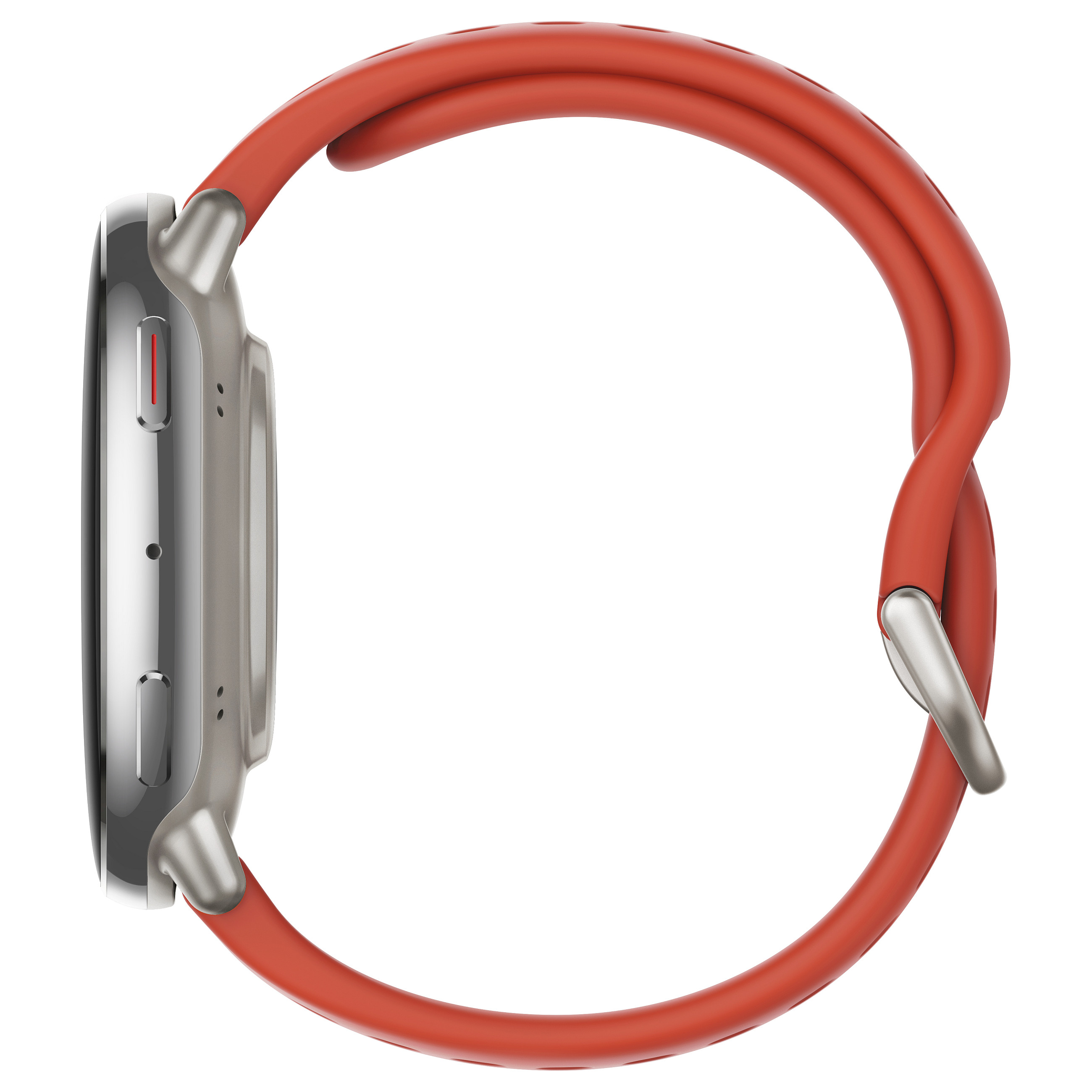 Pametni sat AMAZFIT Active 2 (round) crna koža/crveni silikon-9