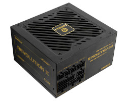 Napajanje ENERMAX Revolution III 650W (ATX 3.1, 80+ GOLD, modularno, 2×PCIe, 6×SATA, 120mm ventilator)