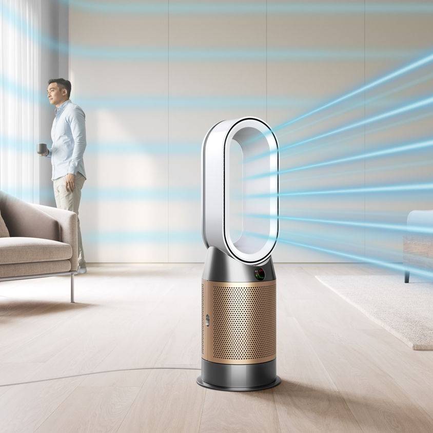 Pročišćivač zraka DYSON HP12, De-NOx HP2 White/Gold,  grije i hladi (546327)-2