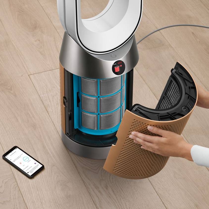 Pročišćivač zraka DYSON HP12, De-NOx HP2 White/Gold,  grije i hladi (546327)-4