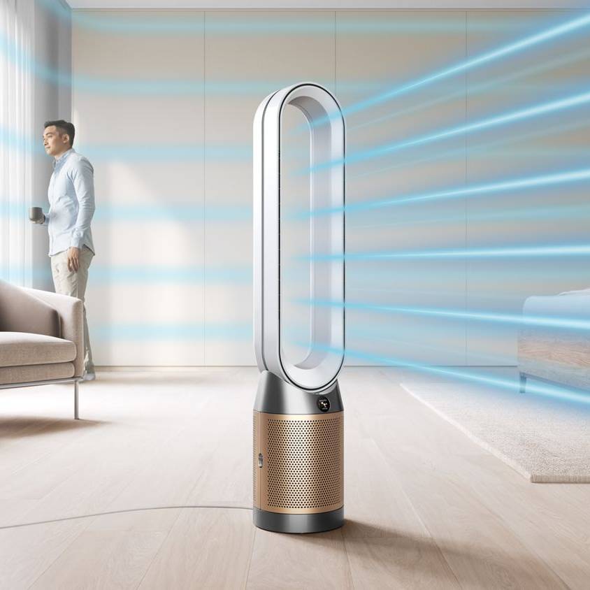 Pročišćivač zraka i ventilator DYSON Purifier Cool TP12 PC2 De-Nox, White/Gold (546519)-3