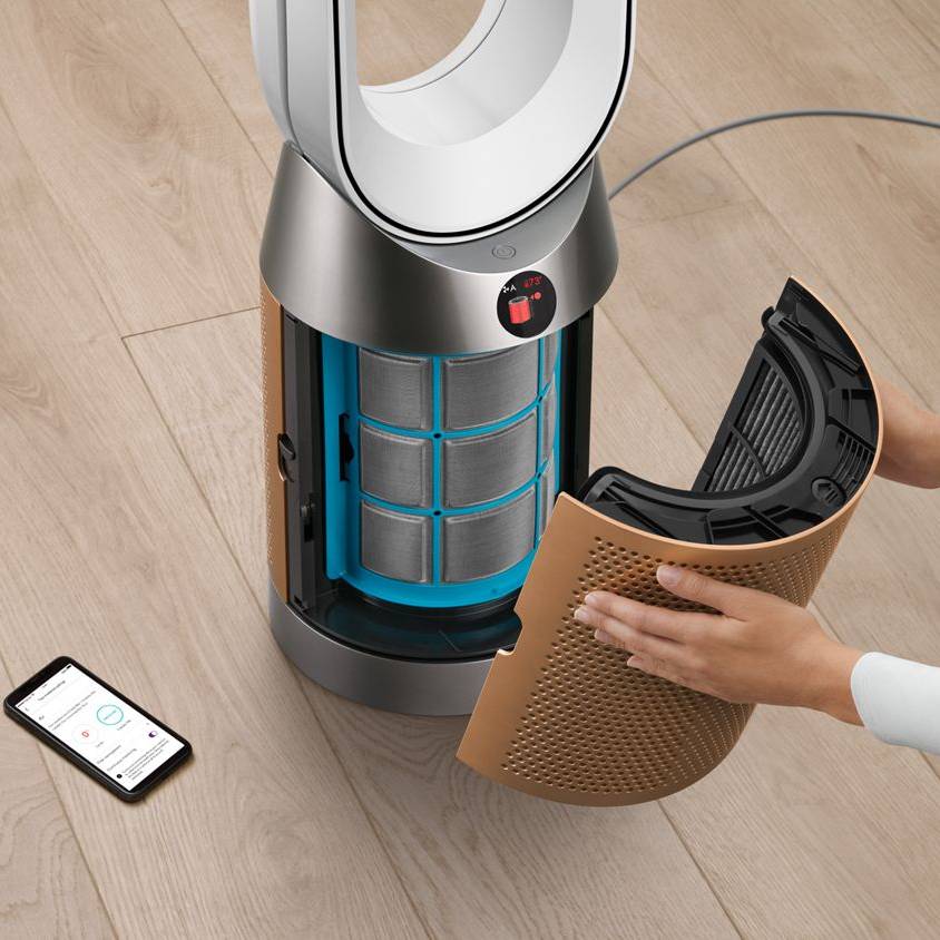 Pročišćivač zraka i ventilator DYSON Purifier Cool TP12 PC2 De-Nox, White/Gold (546519)-5