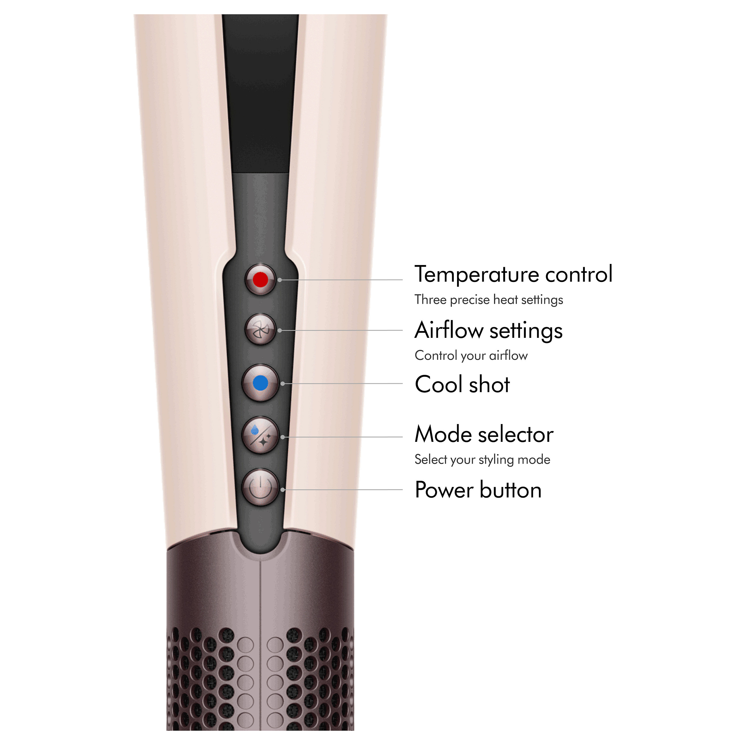 Uređaj za ravnanje kose DYSON Airstrait Ceramic Pink/Rose Gold, 598960-01-8