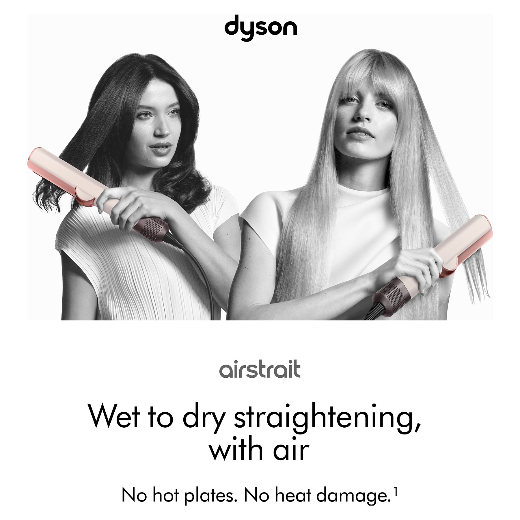 Uređaj za ravnanje kose DYSON Airstrait Ceramic Pink/Rose Gold, 598960-01-17