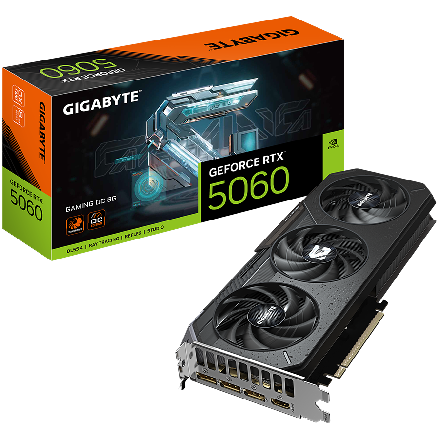 Grafička kartica GIGABYTE GeForce RTX 5060 Gaming OC 8G (8GB GDDR7, PCI-E 5.0, HDMI 2.1B, Nvidia Blackwell Architecture, DLSS 4 Powere)-10