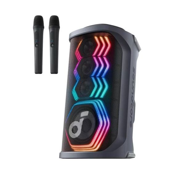 Party zvučnik ANKER Soundcore Rave 3S crni (200W, Bluetooth, IPX4, 12h, AI Karaoke)-11