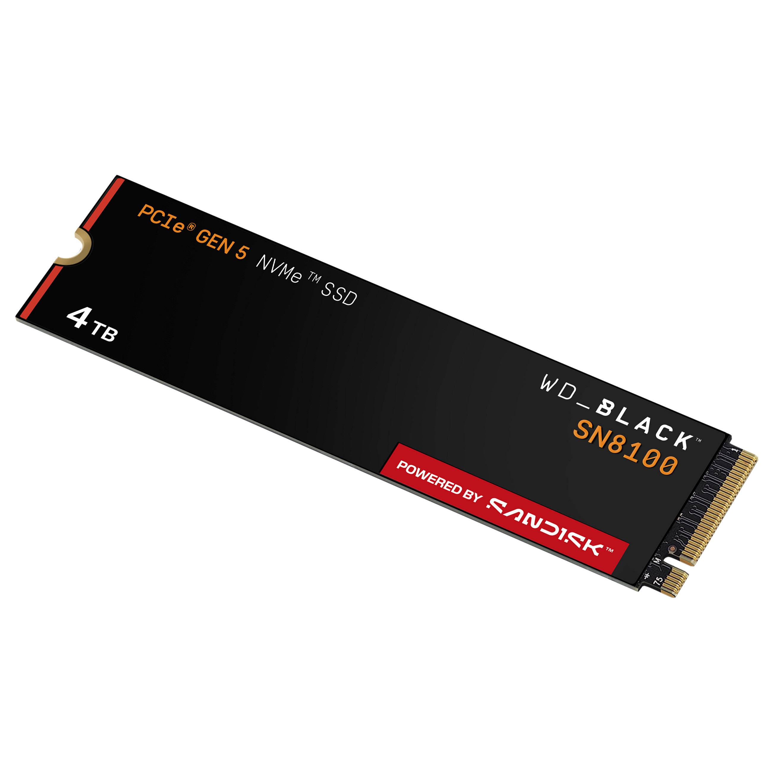 SSD WESTERN DIGITAL WD 4TB Black SN8100 M.2 2280 PCI-E 5.0 NVME 2.0-12