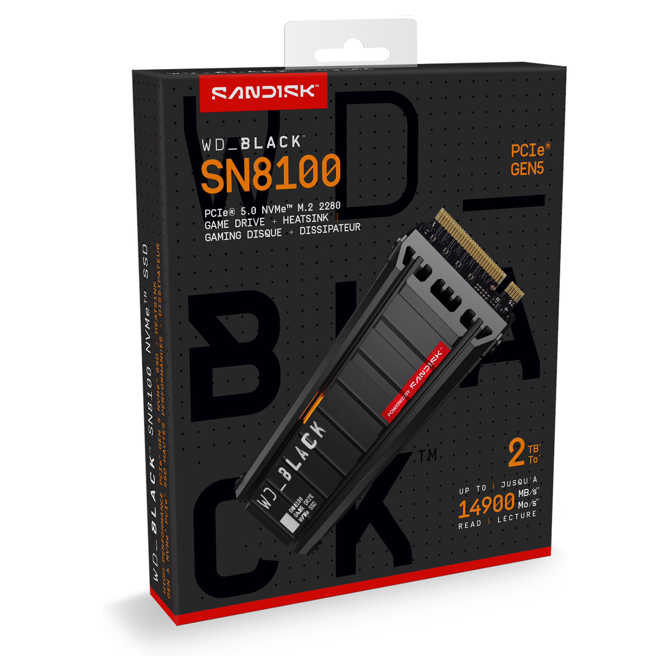 SSD WESTERN DIGITAL WD 2TB Black SN8100 M.2 2280 PCI-E 5.0 NVME 2.0 - KORIŠTENI jamstvo 6 mjeseci-13