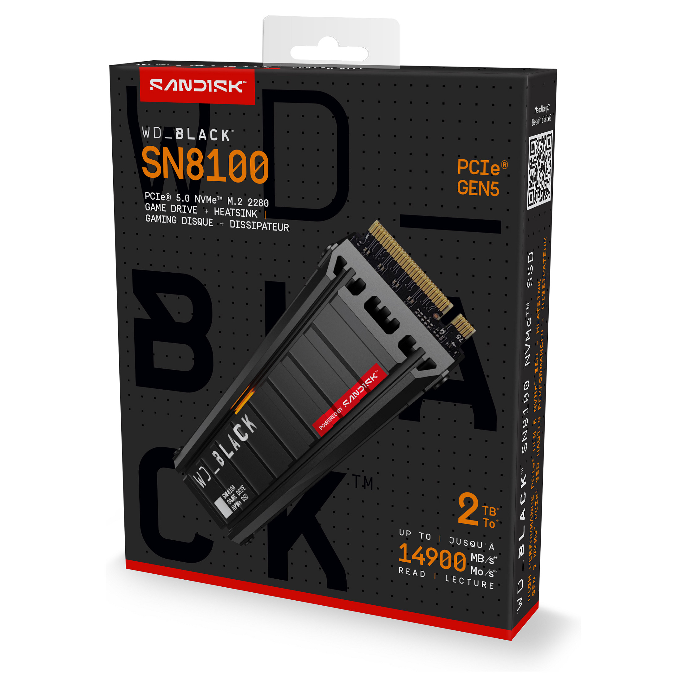 SSD WESTERN DIGITAL WD 2TB Black SN8100 M.2 2280 PCI-E 5.0 NVME 2.0 - KORIŠTENI jamstvo 6 mjeseci-14