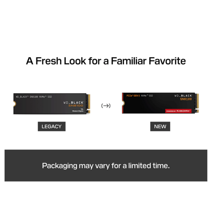 SSD WESTERN DIGITAL WD 1TB Black SN8100 M.2 2280 PCI-E 5.0 NVME 2.0-7