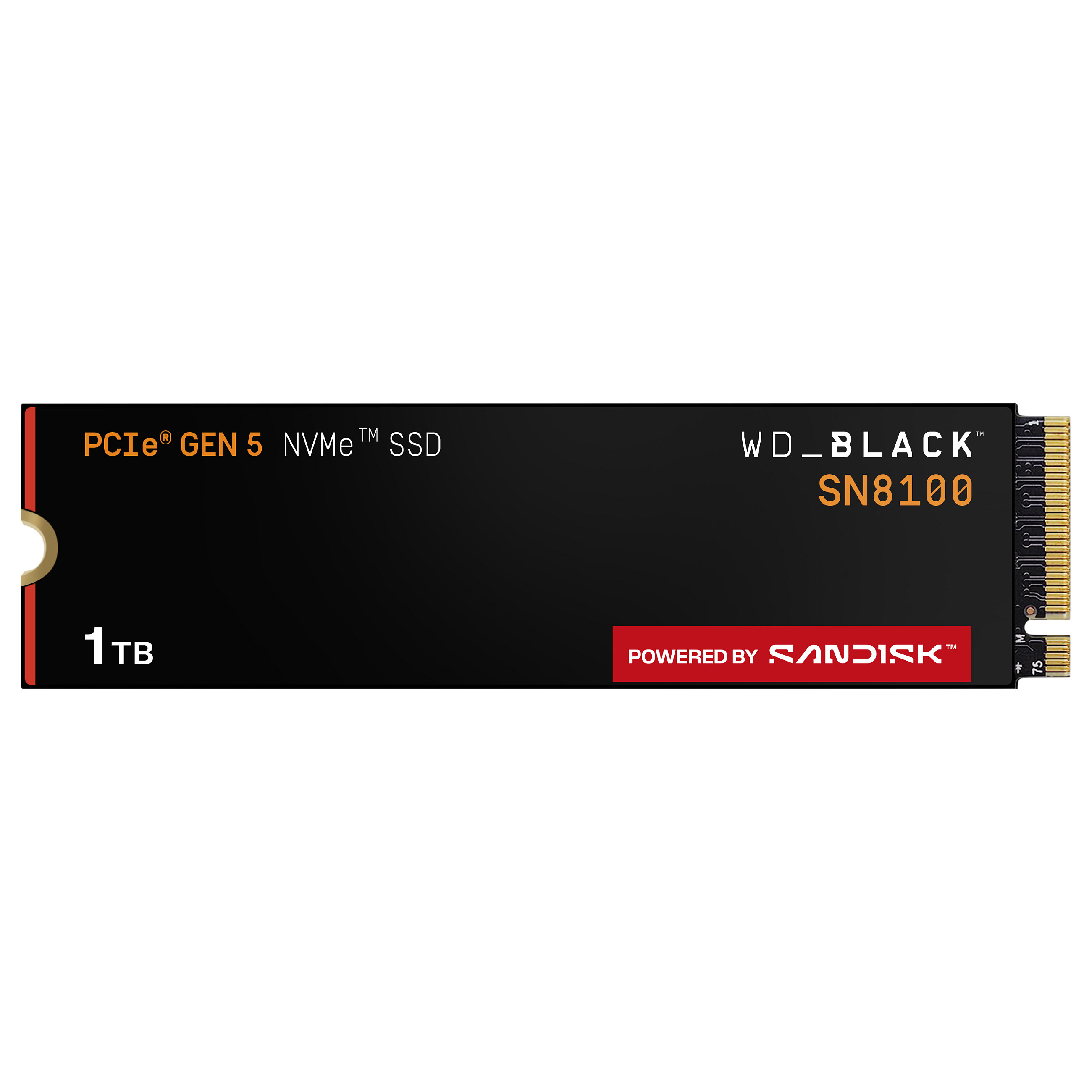 SSD WESTERN DIGITAL WD 1TB Black SN8100 M.2 2280 PCI-E 5.0 NVME 2.0-6