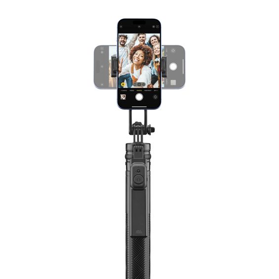 Selfie Stick CELLULARLINE, Max quadripod, Bluetooth, Crni-7