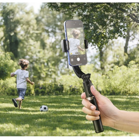 Selfie Stick stabilizator CELLULARLINE, Gimbal, Bluetooth, Black-8