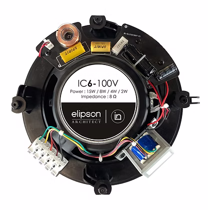 Ugradbeni zvučnici ELIPSON IC6, 6" 100V bijeli (par)-1