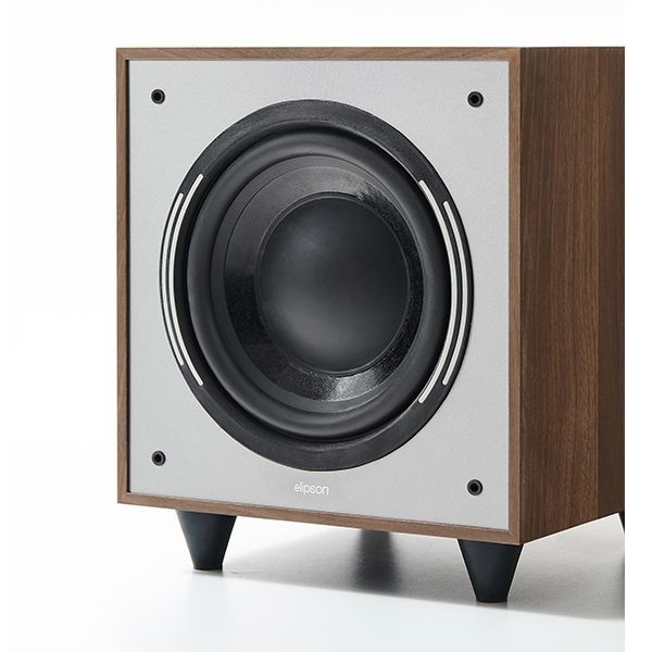 Subwoofer ELIPSON Horus 8S walnut, dark grey-1