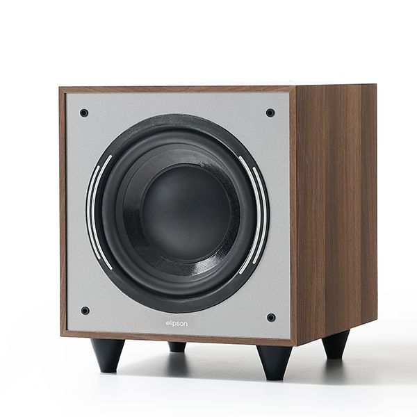 Subwoofer ELIPSON Horus 8S walnut, dark grey-2