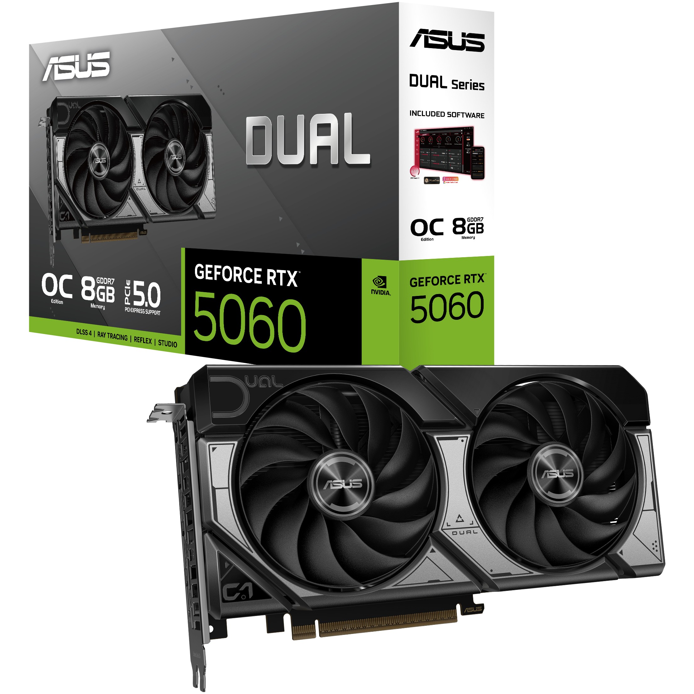 Grafička kartica ASUS Dual GeForce RTX 5060 OC (8GB GDDR7, PCI-E 5.0, HDMI 2.1B, Directx 12 ultimate, Opengl 4.6)-13