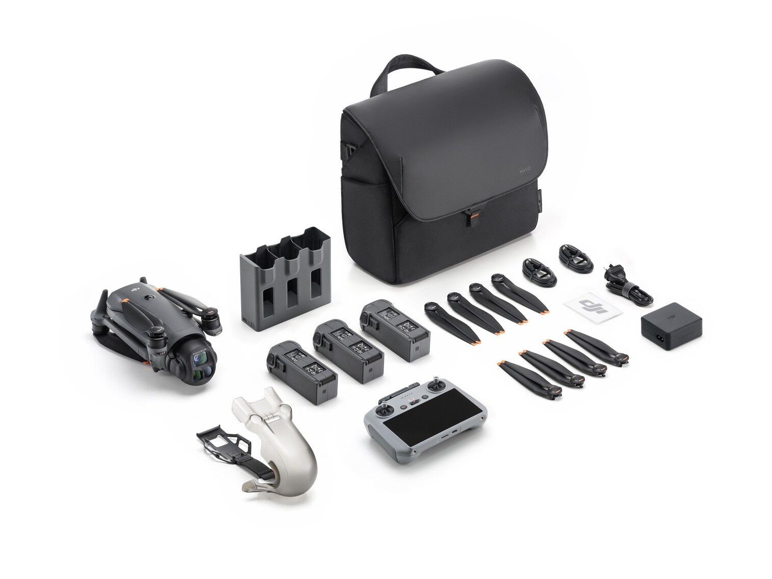 Dron DJI Mavic 4 Pro Fly More Combo (DJI RC 2) (4/3 CMOS, 6K HDR, do 51 min leta, siva boja)-3