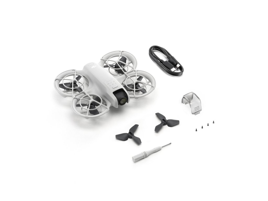 Dron DJI Neo (4K kamera, 1-axis gimbal, vrijeme leta do 18 min) bijeli-1