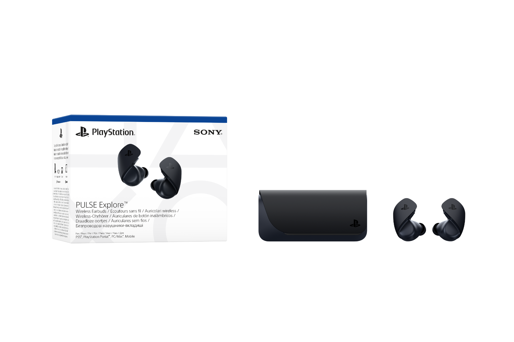Slušalice SONY PS5 Pulse Explore (bežične, earbuds) crne-7