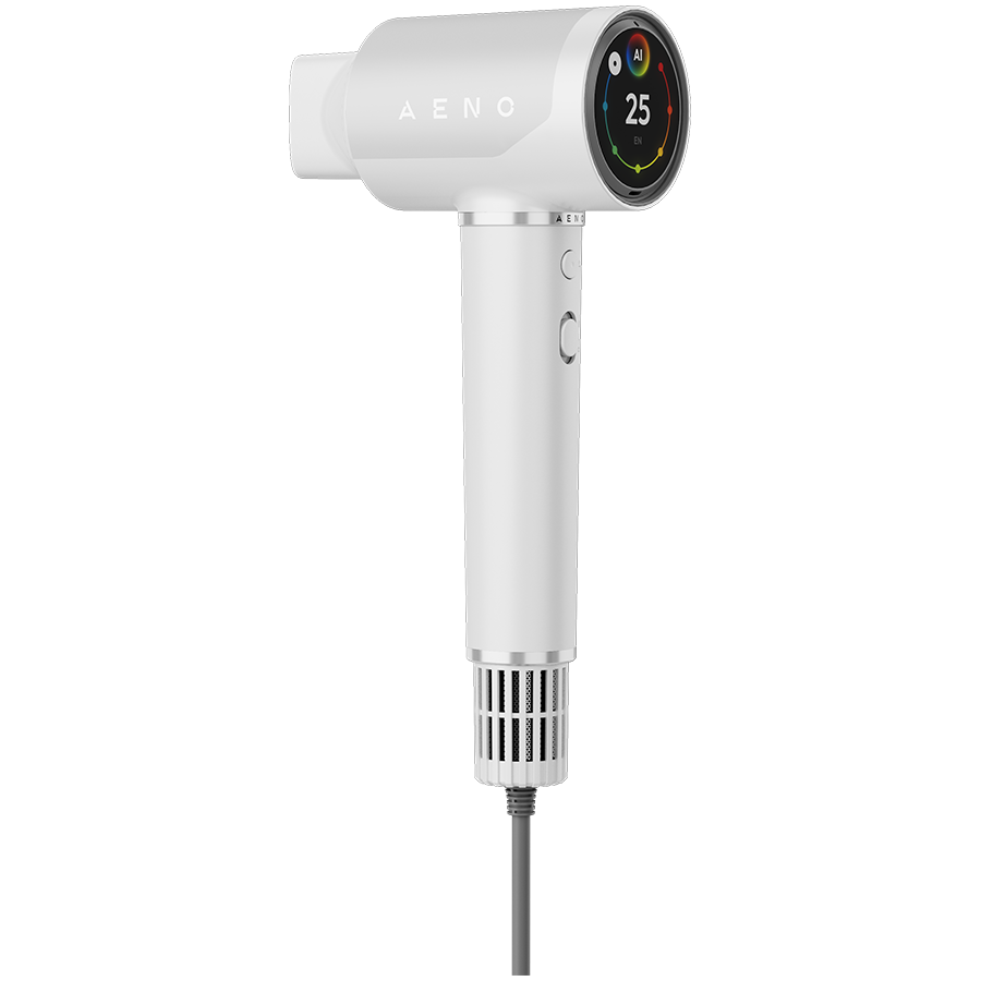 Sušilo za kosu AENO AHD0005W (1500W, kontrola glasom, ionizator, LCD dodirni ekran, infracrvena njega, AI kontrola)